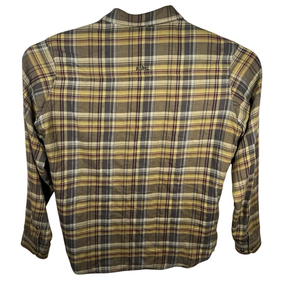 Kuhl Fugitive 7202 Men Medium Plaid Cotton/Tencel Outdoor Midweight Flannel - Picture 3 of 9